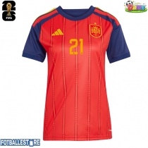 Spania Mikel Oyarzabal #21 Hjemmedrakt Dame VM 2026 Kortermet